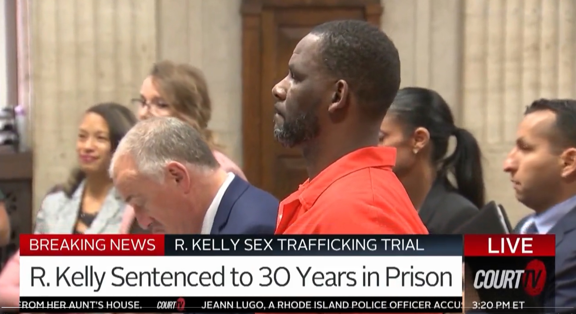 米歌手R. ケリー被告に禁固30年の判決　女性への性犯罪で求刑を上回る量刑　
