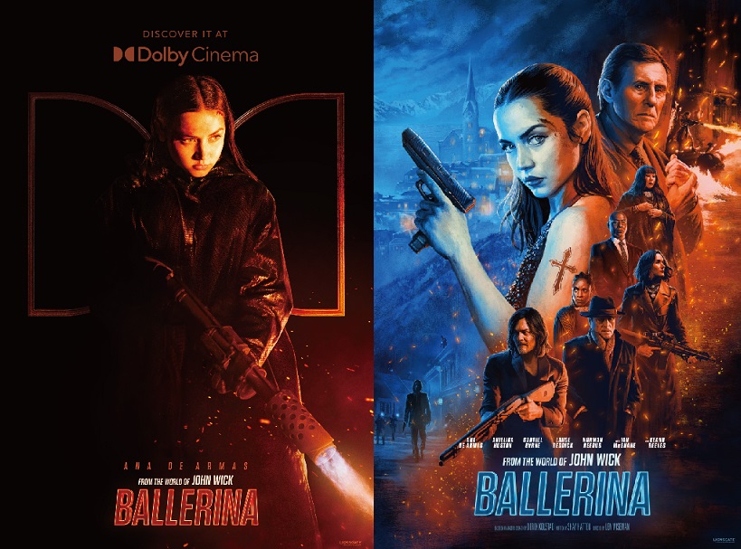 「バレリーナ:The World of John Wick」迫力のアザービジュアル4種解禁