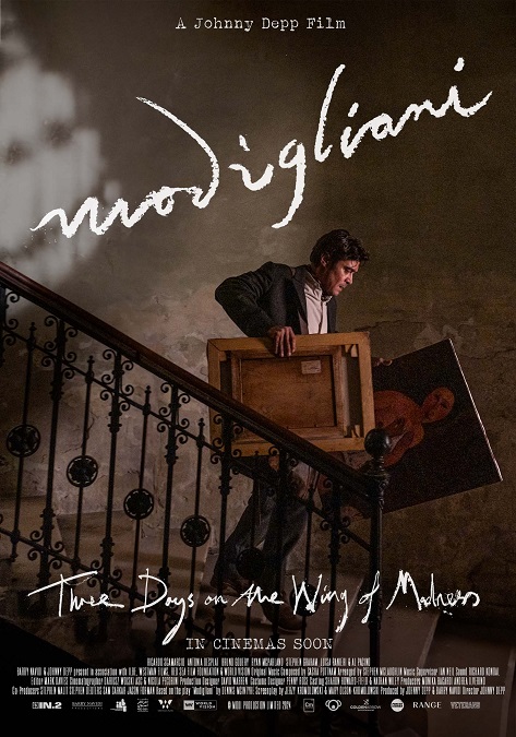 ジョニー・デップ約30年ぶりの監督復帰作「モディリアーニ!」 ポスター&予告編解禁 ジャパンプレミアにデップ来日